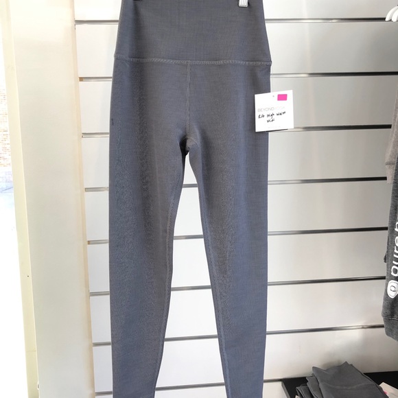 Beyond Yoga Heather Rib High Waisted Midi Legging - Picture 4 of 8